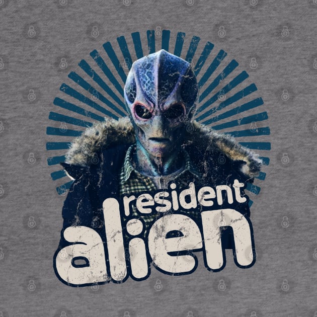 Vintage resident alien by MATERAZEKA